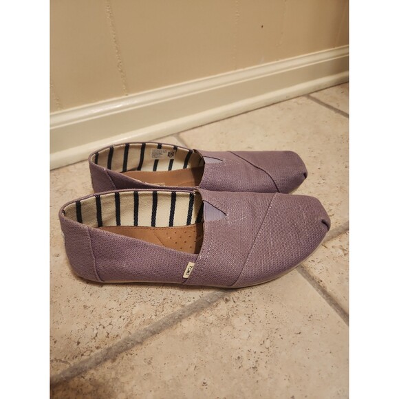 TOMS Women's Purple Slip-on Shoes Size 9.5 - Picture 1 of 9